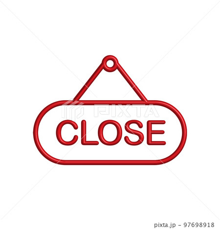 Illustration Vector graphic of Close Sign icon 97698918