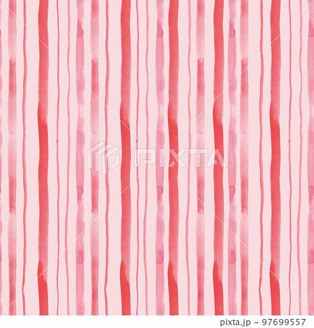 Watercolor pink stripe seamless pattern. Hand drawn abstract texture. Watercolor pink stripe seamless pattern. Hand drawn abstract texture. 97699557