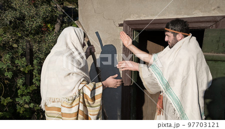 There is no place. The hostess of the hotel did not let Joseph and Mary spend the night 97703121