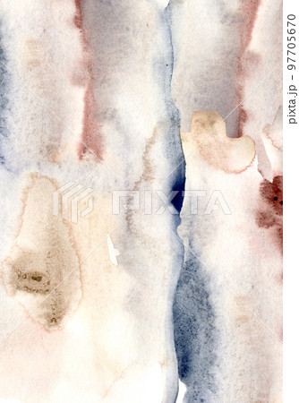 Watercolor abstract background with dark blue, pink, beige and gray spots. Hand painted pastel illustration isolated on white background. For design, print, fabric or background. Watercolor abstract background with dark blue, pink, beige and gray spots. Hand painted pastel illustration isolated on white background. For design, print, fabric or background. 97705670