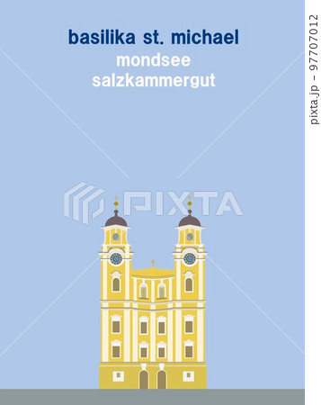 聖ミヒャエル教会　basilika　st.　michael　モンドゼー　mondsee　オーストリア 97707012