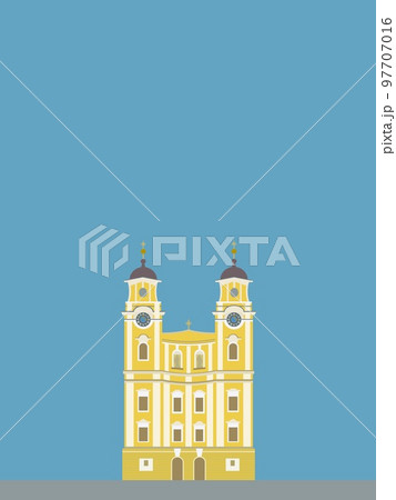 聖ミヒャエル教会　basilika　st.　michael　モンドゼー　mondsee　オーストリア 97707016