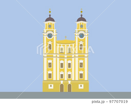 聖ミヒャエル教会　basilika　st.　michael　モンドゼー　mondsee　オーストリア 97707019