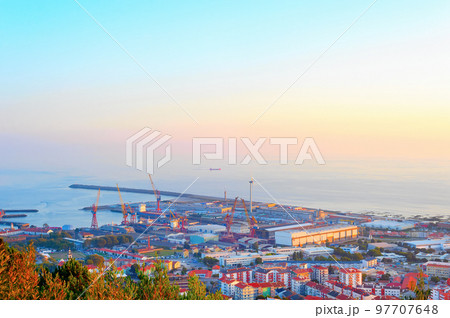 Viana Castelo port skyline susnet Viana Castelo port skyline susnet 97707648