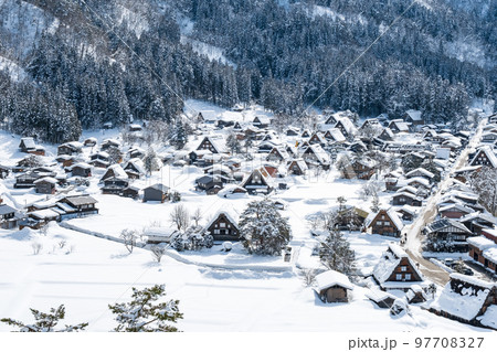 白川郷（冬） 97708327