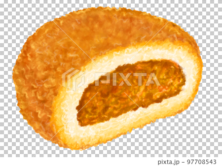 カレーパン_断面 97708543