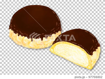 パンの断面_チョココッペ 97708802
