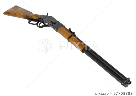 Wild west period Winchester lever-action repeating rifle 97708888