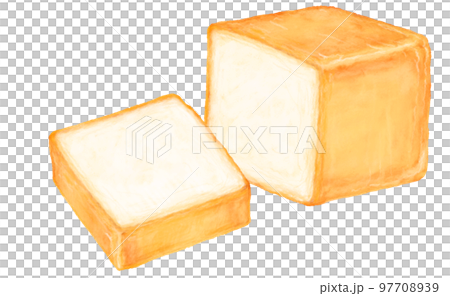 Cut bread_Illustration of bread_Illustration of bread Cut bread_Illustration of bread_Illustration of bread 97708939