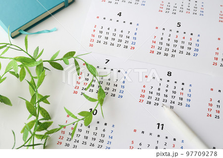 年間カレンダー　スケジュールイメージ 97709278