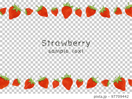 草莓水平線框架圖 97709442