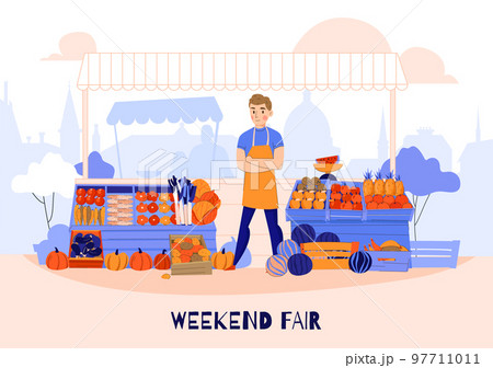 Weekend Fair Seller Composition 97711011