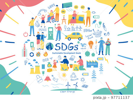 SDGs 持続可能な社会 SDGs 持続可能な社会 97711137