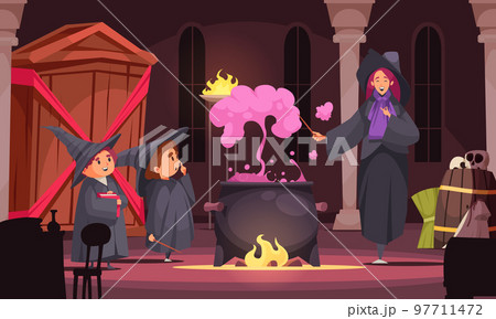 Potion Magic School Composition 97711472