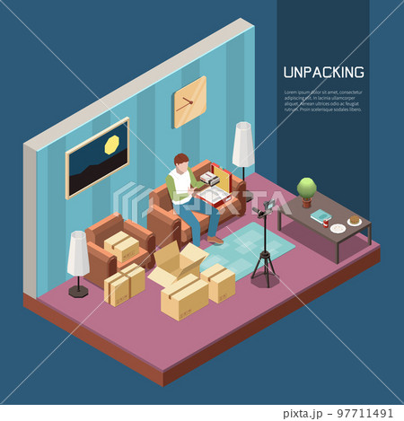Vlogging Isometric Composition Vlogging Isometric Composition 97711491