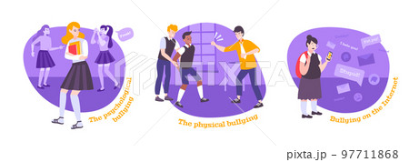 Bullying Flat Compositions Set 97711868