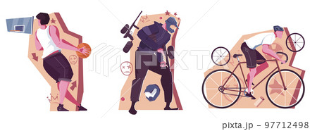 Leisure Activities Flat Composition 97712498