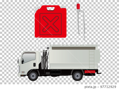 灯油と給油車 灯油と給油車 97712929
