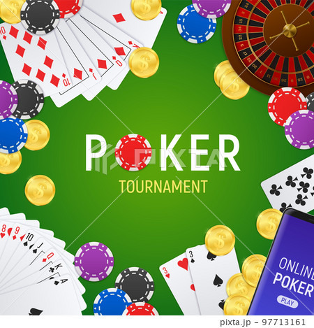 Poker Tournament Realistic Frame Poker Tournament Realistic Frame 97713161