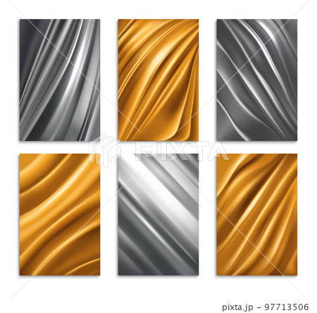 Golden And Silver Foil Texture Golden And Silver Foil Texture 97713506