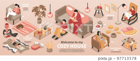 Cozy Home Infographics 97713578