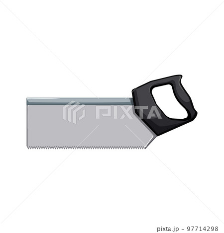 industry saw hand cartoon vector illustration 97714298