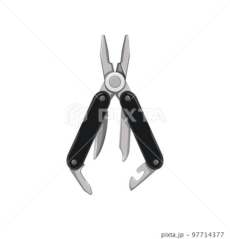pocket knife tool cartoon vector illustration 97714377