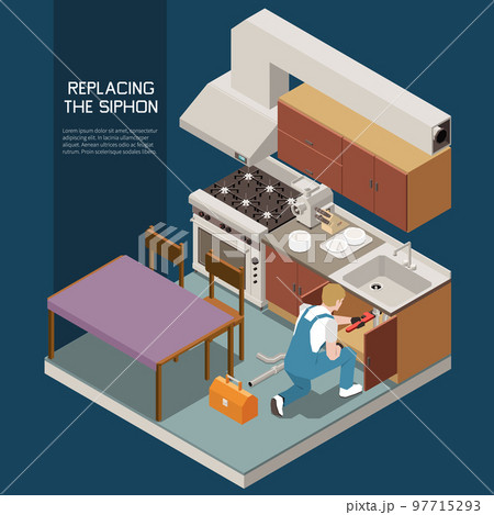 Plumber Isometric Composition Plumber Isometric Composition 97715293