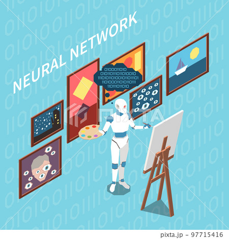 Neural Network Isometric Composition Neural Network Isometric Composition 97715416