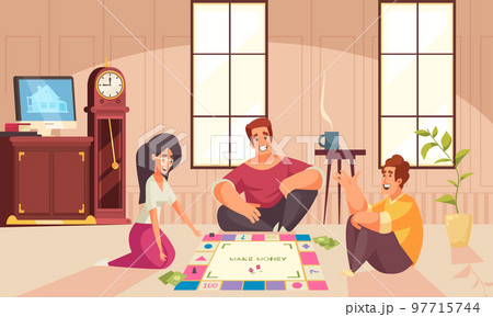 Board Games Money Composition 97715744