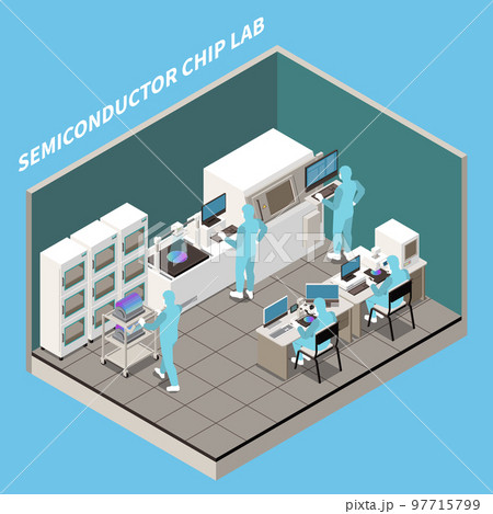 Silicon Chip Lab Composition Silicon Chip Lab Composition 97715799