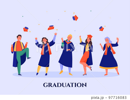 Graduation Party Illustration Graduation Party Illustration 97716083