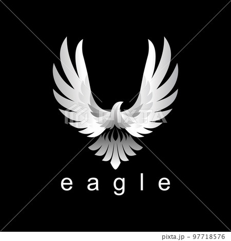 Unique and simple eagle with attractive colors image graphic icon logo design abstract concept vector stock. Can be used as symbols related to bird or character. 97718576