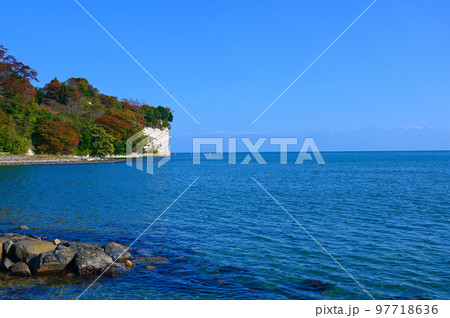 阿尾城跡　阿尾海岸　氷見市 97718636