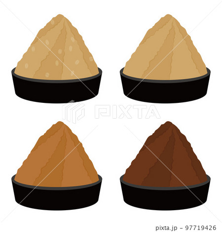 味噌のイラストセット 97719426