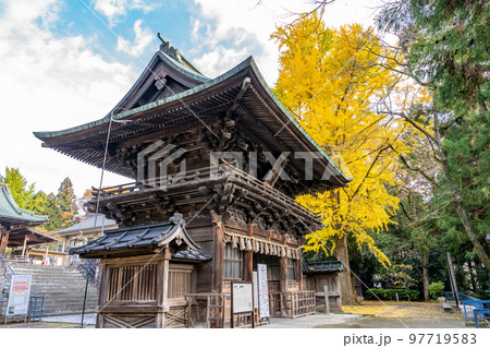 仙台東照宮 随身門 扁額 銀杏 仙台東照宮 随身門 扁額 銀杏 97719583
