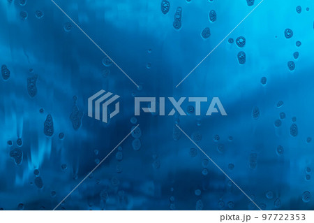Natural soap foam on glass Natural soap foam on glass 97722353