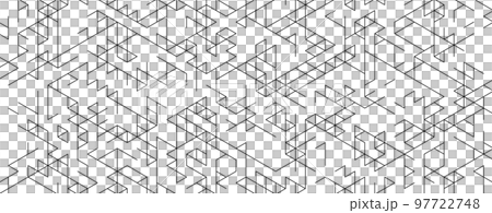 geometry abstract hexagon technology background transparent 97722748