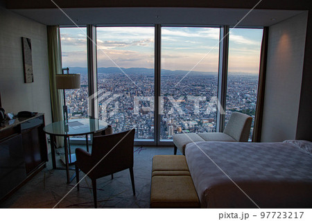 超高層ホテル 客室からの景色 超高層ホテル 客室からの景色 97723217