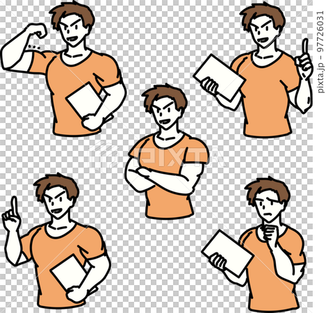 Gym trainer _ summary _ facial expression _ pose Gym trainer _ summary _ facial expression _ pose 97726031