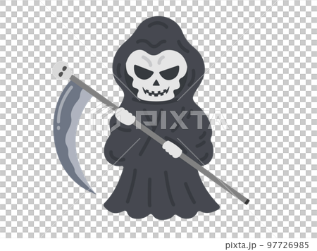 大鎌を持った、死神のイラスト 97726985