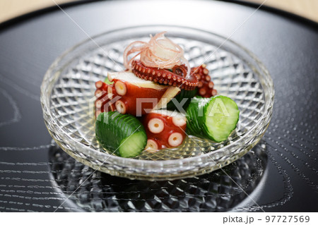 タコとキュウリの酢の物 タコとキュウリの酢の物 97727569