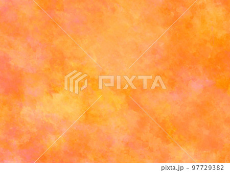 熱そうなオレンジのアナログ風背景素材 熱そうなオレンジのアナログ風背景素材 97729382