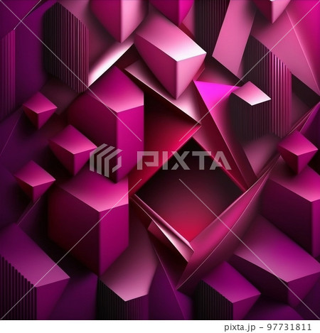 Panton next year, magenta, neon geometric shapes, background Panton next year, magenta, neon geometric shapes, background 97731811