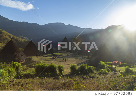 Wae Rebo village on the island of Flores, Indonesia 97732698