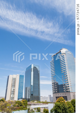 「千葉県」都市風景　海浜幕張ビル群 97734716