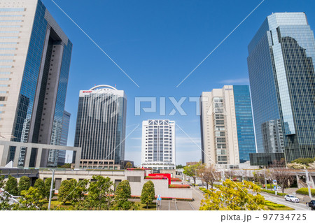 「千葉県」都市風景　海浜幕張ビル群 97734725