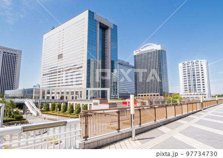 「千葉県」都市風景　海浜幕張ビル群 97734730