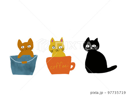 3匹の猫 3匹の猫 97735719