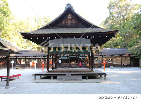 下鴨神社の摂社美をつかさどる河合神社 97735727